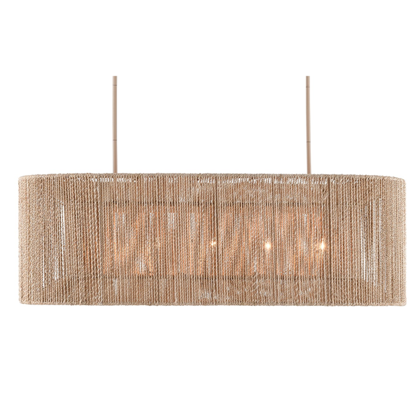 Abaca Rope Linear Chandelier