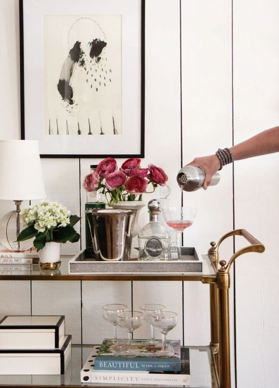 Bar cart Styling Worth Throwing A Party For