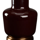 Brigette Aubergine Glazed Table Lamp
