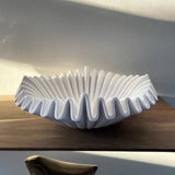 White Ruffle Bowl