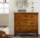 Continental Burlwood Bedside/Entry Chest