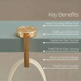 Sundays in Paris Purse Hook Gold, Rose Gold, and Black