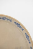Blue Sardine Stamped Ceramic Platter