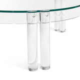 Acrylic Round Coffee Table Milou