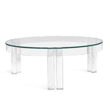 Acrylic Round Coffee Table Milou