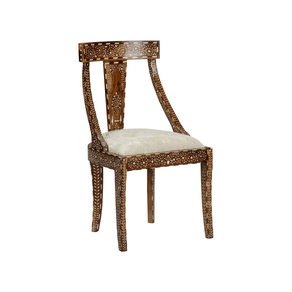 Bone Inlay Accent Chair