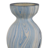 Robin Blue Marbleized Vase Set of 3