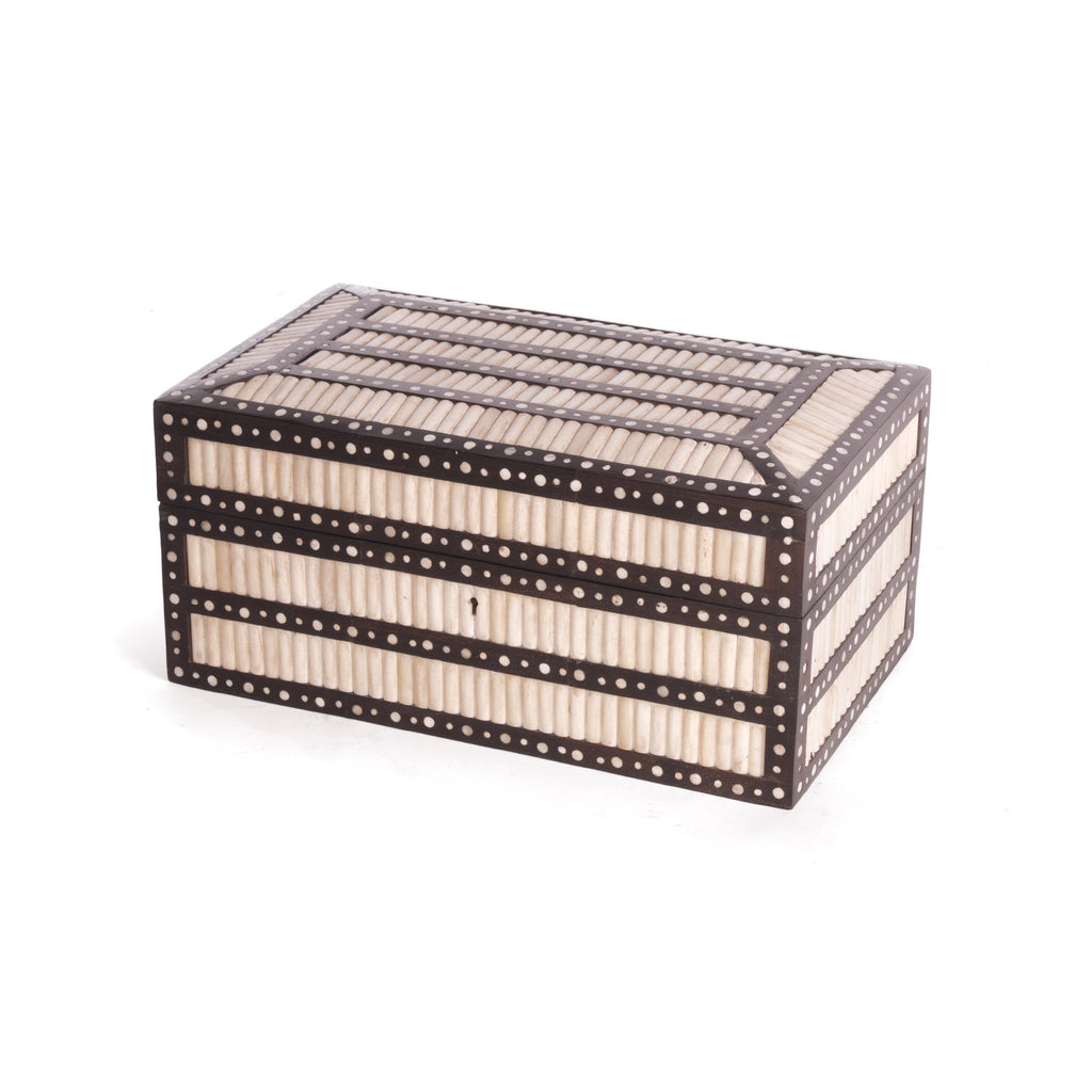 Bone and Wood Quill Style Box