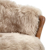 Sheepskin Chair Ivory or Taupe