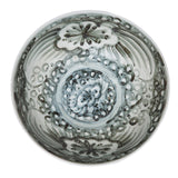 Indigo Blue Sea Flower Bowl