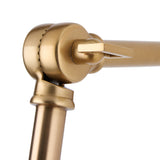 Warm Brass Library Wall Sconce