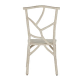 Faux Bois Outdoor Dining Chair