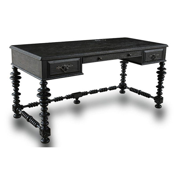 Portuguese Inspired Black Desk