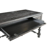 Portuguese Inspired Black Desk