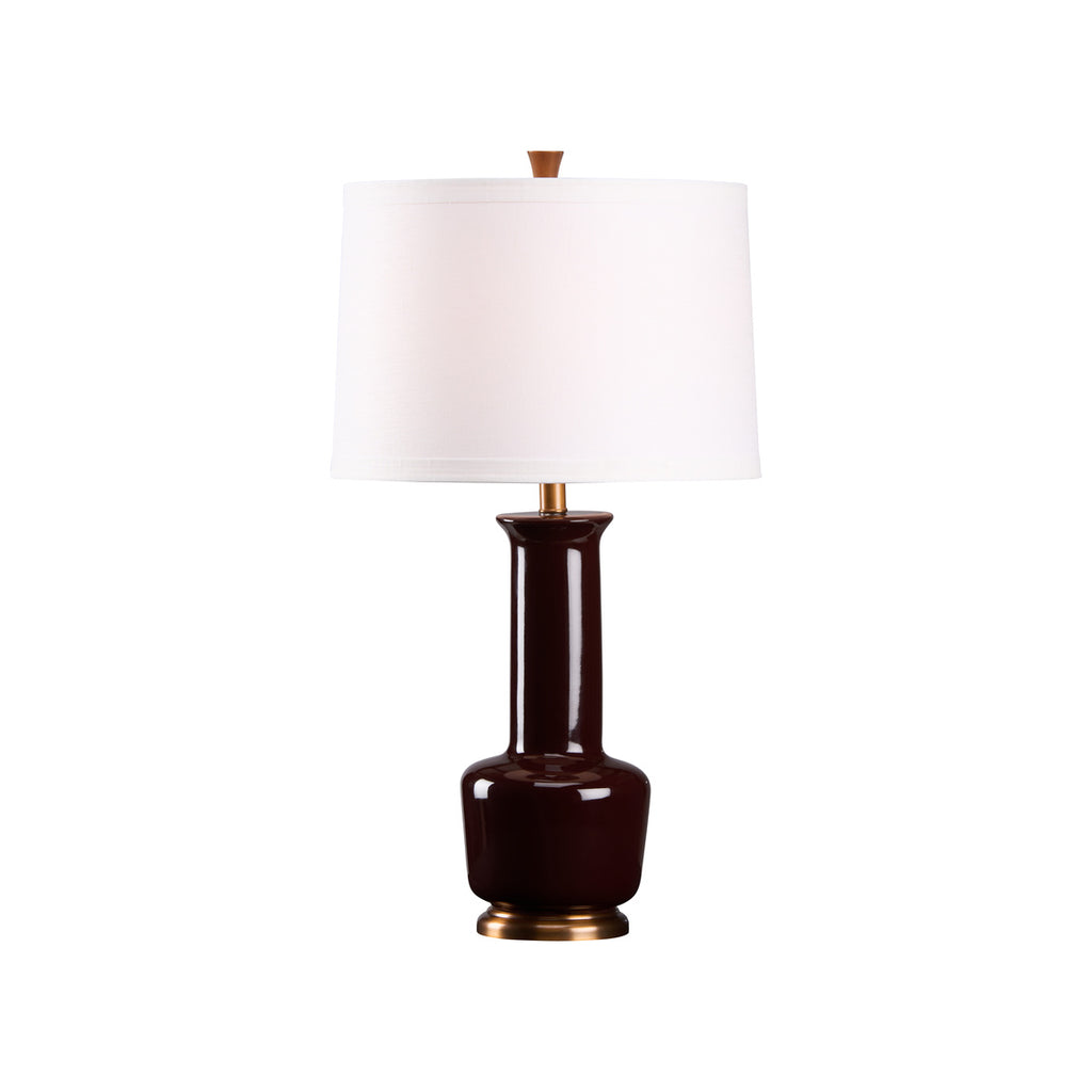 Brigette Aubergine Glazed Table Lamp