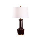 Brigette Aubergine Glazed Table Lamp