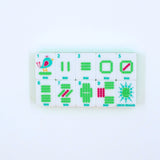 Crystal Confetti Lemon-Lime Mahjong with A Sprinkle of Color and Joy