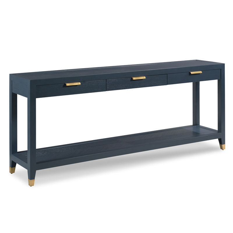 Corbin Navy Drawer Console Table