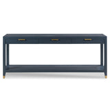 Corbin Navy Drawer Console Table