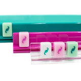 Mini Travel Mahjong Racks Premium Acrylic 10.31" Optional Colors