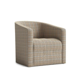 The Graham Houndstooth Swivel Chair