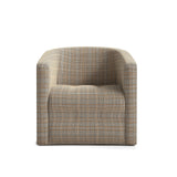 The Graham Houndstooth Swivel Chair