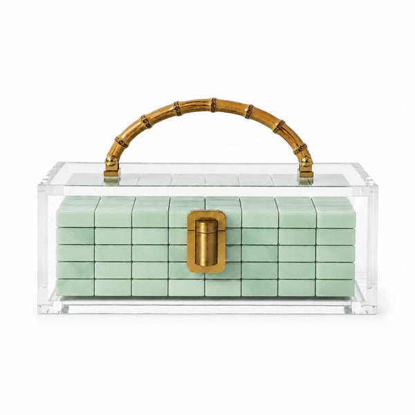 White Lotus - Mahjong Tile Display Case Bamboo PreOrder September