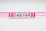 Crystal Prism Pink Mahjong with Bold Angles and Vibrant Vibes