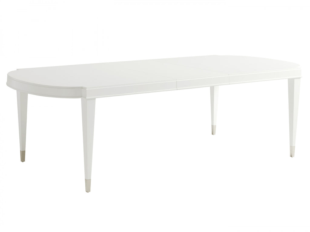 Poppy Hills White Mahogany Rectangle Extension Table