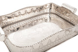 The Pembroke Polished Nickel Embossed Tray, Small