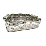 The Pembroke Polished Nickel Embossed Tray, Small