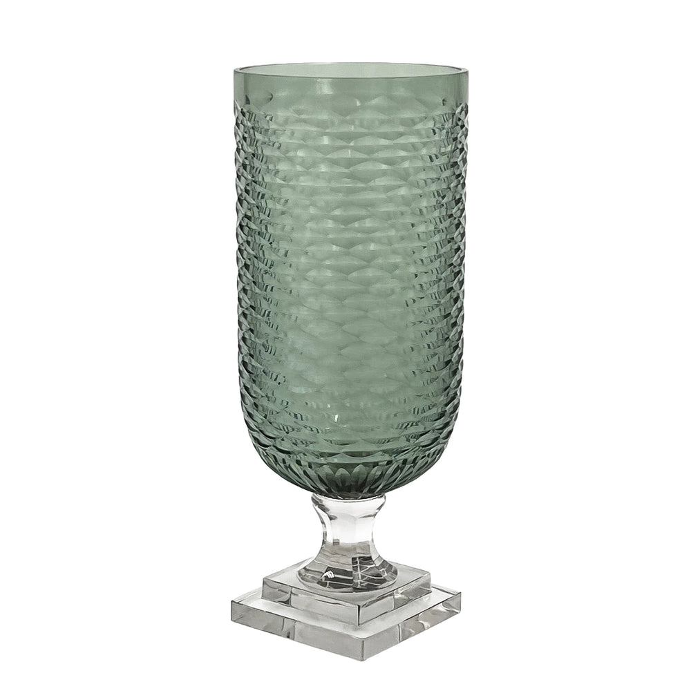 The Smoke Green Glass Hurricane