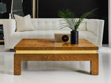 Kelli Olive Ash Burl Cocktail Table