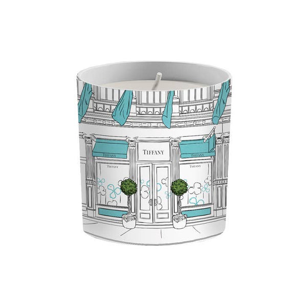 Window Shopping- Tiffany's Inspired Fine bone china fragrance candle