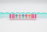 Crystal Prism Pink Mahjong with Bold Angles and Vibrant Vibes
