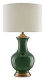Lily Deep Green Table Lamp
