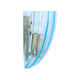 Aqua Blown Glass Sconce