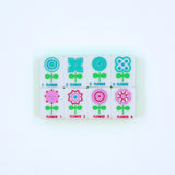 Crystal Confetti Lemon-Lime Mahjong with A Sprinkle of Color and Joy