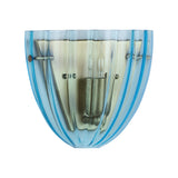 Aqua Blown Glass Sconce