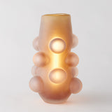 Amber Frost Bubble Lamp