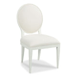 Ovale Side Chair With Optional Fawn Fabric