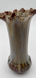 Large Swirl Bowl Blue Green Glazed