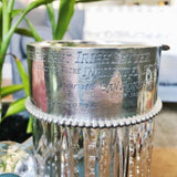 1897 Sterling Silver & Glass Irish Setter Trophy Pitcher Fro