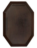 Bone Inlay Octagonal Mirror