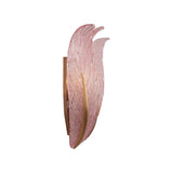 Callie Soft Pink Leaf Sconce