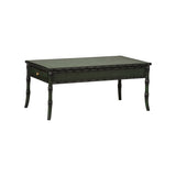 The Everly Green Bamboo Coffee Table.