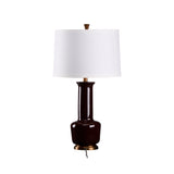 Brigette Aubergine Glazed Table Lamp