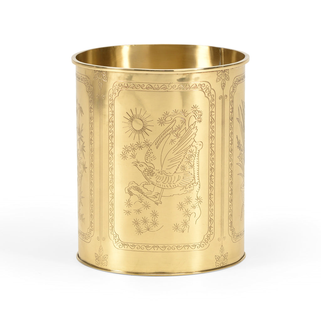 Brass Waste Basket