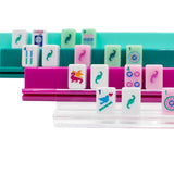 Mini Travel Mahjong Racks Premium Acrylic 10.31" Optional Colors