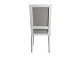Dax Louis Square Back Linen Chair
